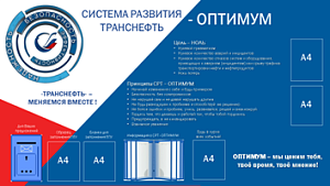 Стенд информационный Система Развития
