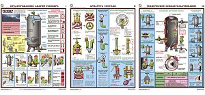 Плакаты по охране труда ГАСЗНАК ГАС-П3-R Сосуды под давлением. Ресиверы  3л.А2 (Бумага)