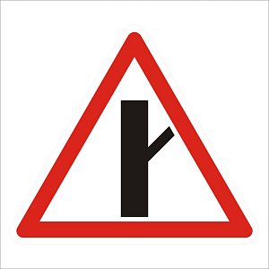 Примыкание второстепенной дороги (2)